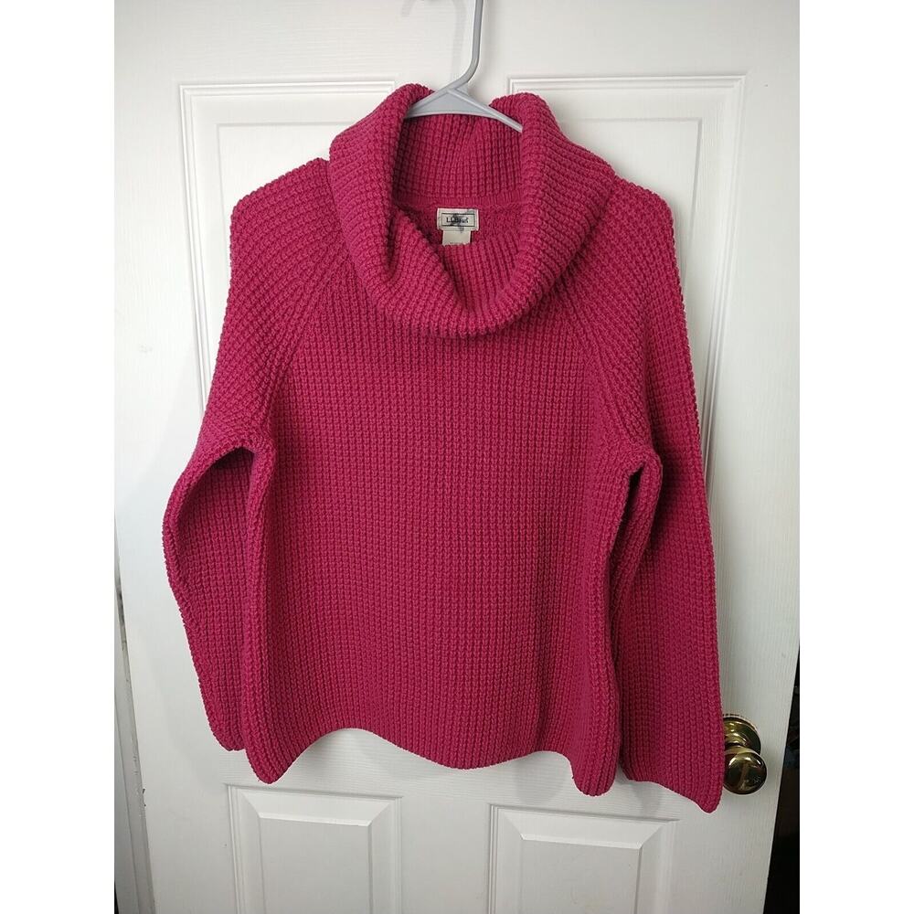 Cozy Cowl Neck Pink Women’s Sweater